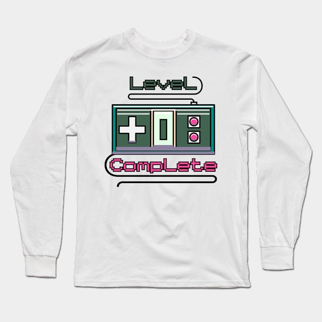 Level Complete Long Sleeve T-Shirt by PNPTees